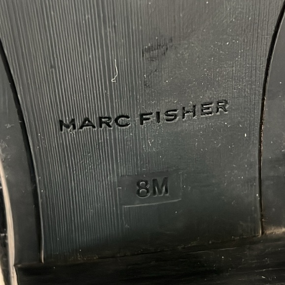 NWOT Marc Fisher Impulsa Black Suede Leather Boots - Picture 8 of 8